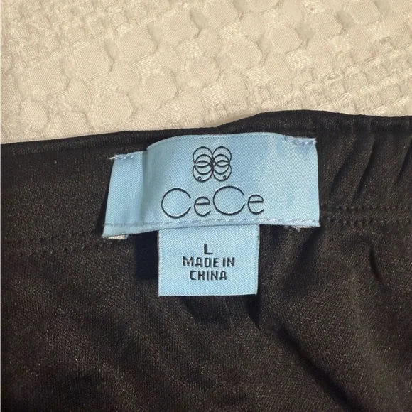 CeCe Black Sequin Trousers - Picture 2 of 10